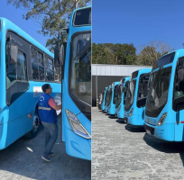 Menina de 10 anos é atropelada por ônibus após desviar de lixo em calçada de Petrópolis