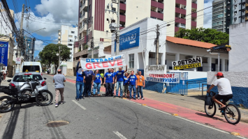 Servidores do Detran entram em greve e fazem mobilização em Campos