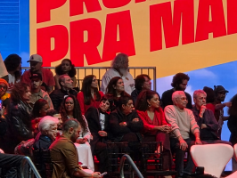 Lula se reúne com artistas na Lapa, Rio, na reta final da campanha