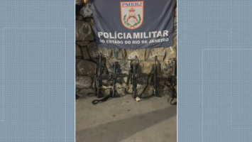Seis homens são presos com 5 fuzis e granada em Cascadura, na Zona Norte do Rio